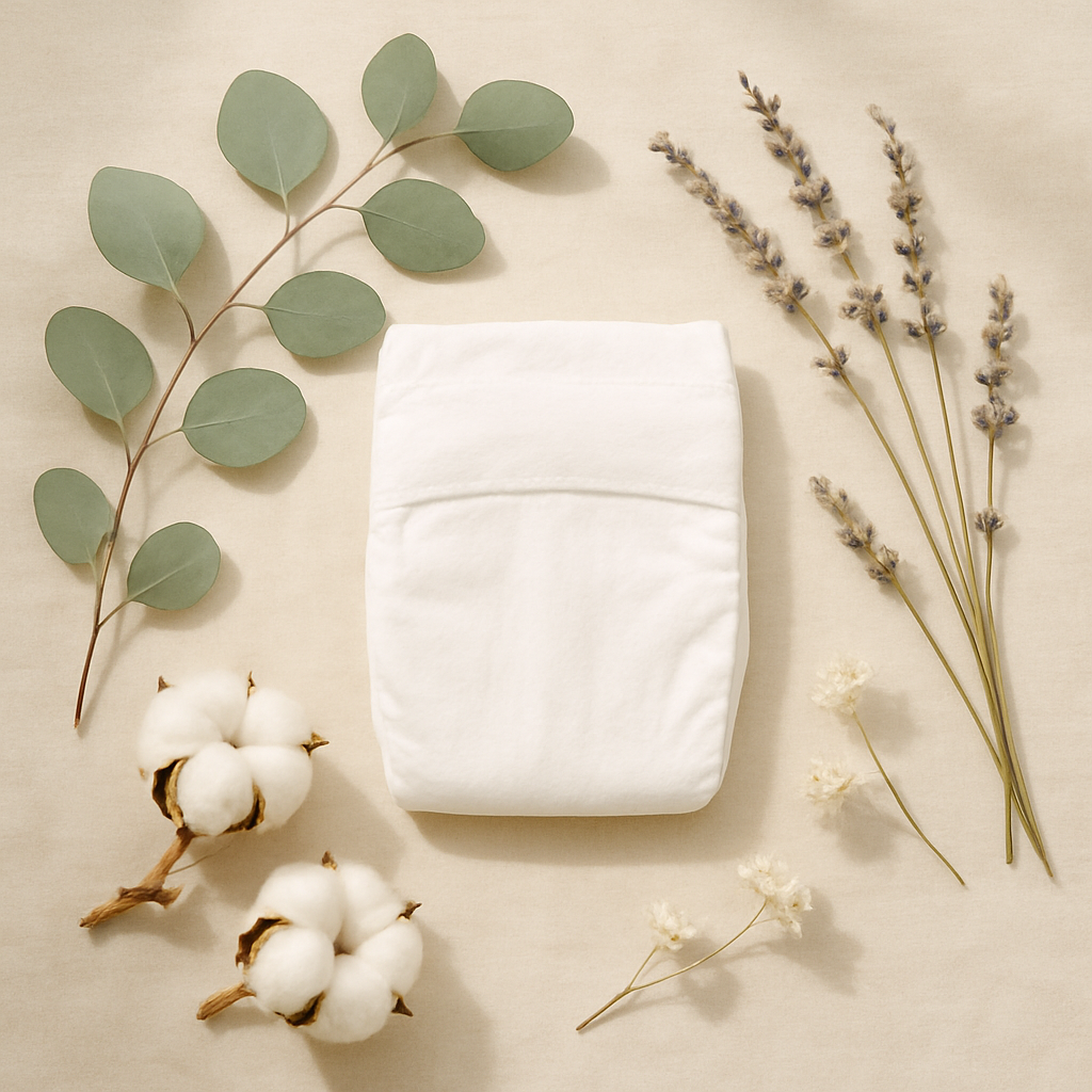 couche bébé eczéma peau atopique - illustre la sensibilité cutanée et le besoin de douceur naturelle pour la peau atopique du bébé