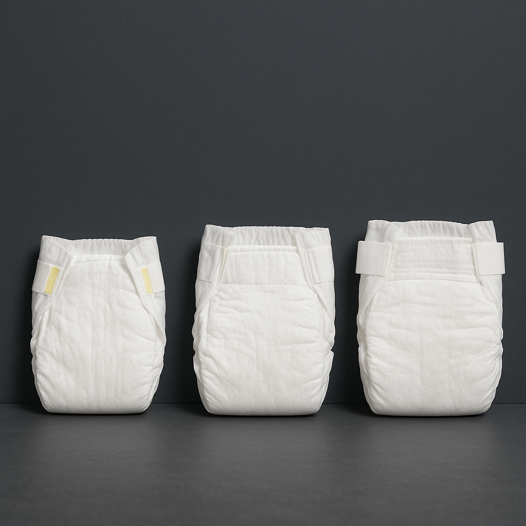 kit essai couches bébé gratuit - permet au lecteur de visualiser et comparer visuellement différents modèles de couches disponibles en kit essai, renforçant la section sur les marques