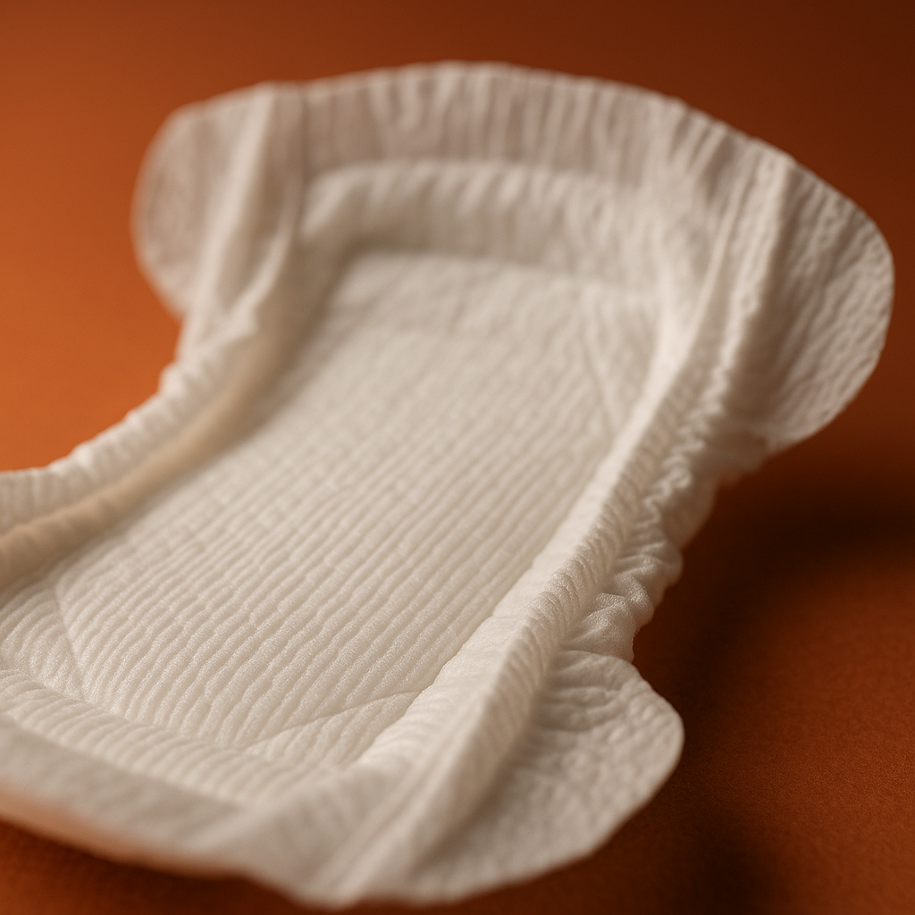 couche fuite bébé garçon - montre visuellement la texture et la structure interne de la couche pour illustrer les causes techniques de fuite